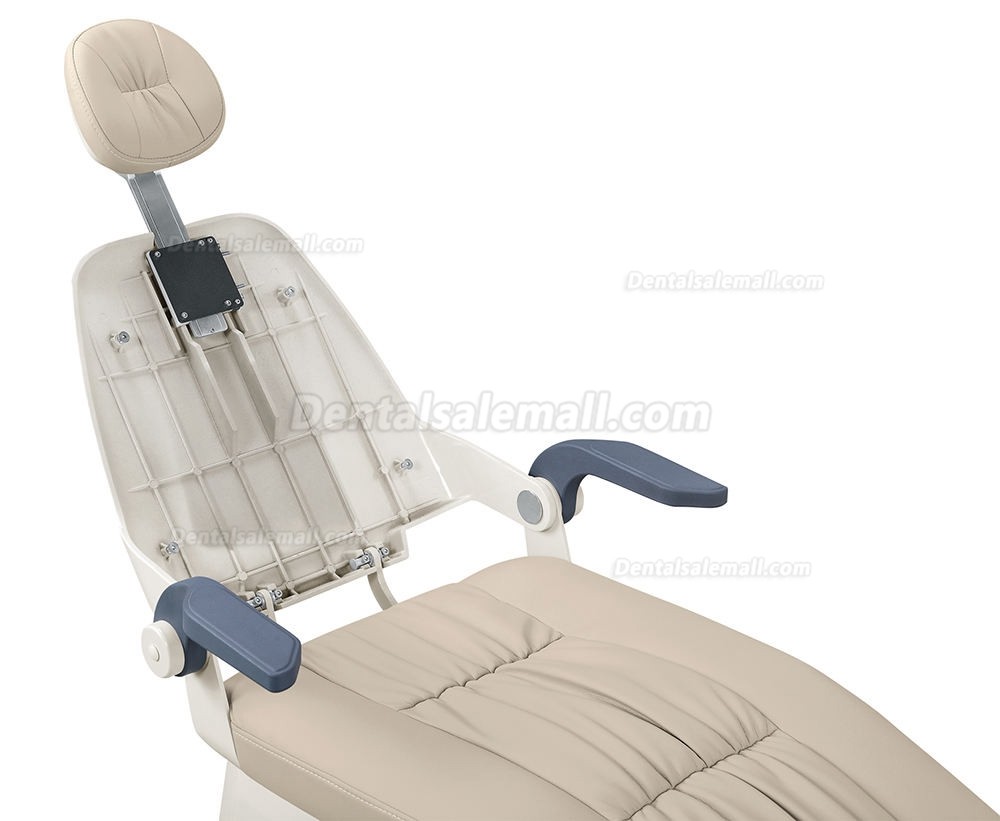 Gladent® GD-S350C Dental Chair Unit with Mobile Dental Cart Cast Aluminum Backrest